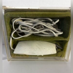 Vintage Sears 2 Speed Lighted Electric Scissors in Case works